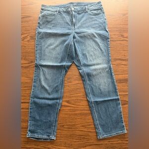 Old Navy Light Blue Straight-Leg Jeans